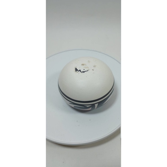 Vintage Mini Southwestern Native American Bud Vase Hand Painted Signed (bvb) - Picture 6 of 6